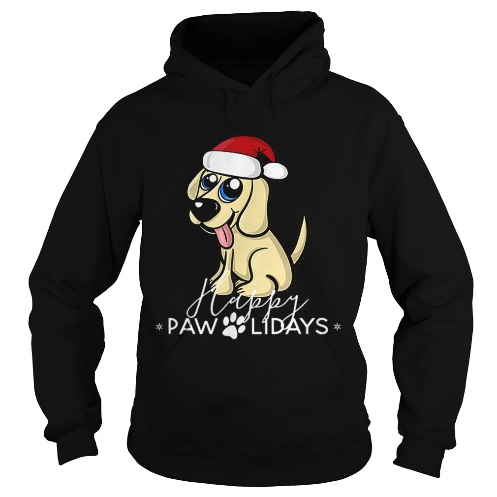 Golden Retriever Puppy Christmas Santa Hat Hoodie