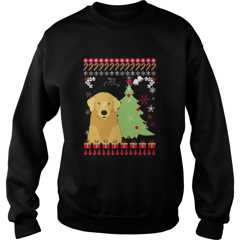 Golden retriever Ugly Christmas Sweatshirt