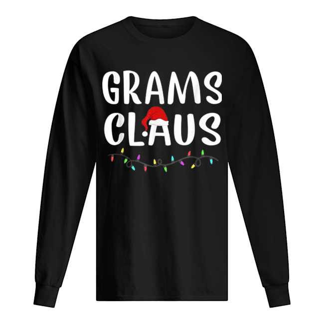 Grams Santa Claus Matching Family Christmas Gifts Long Sleeved T-shirt 