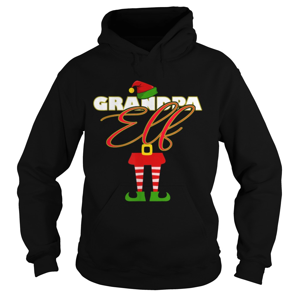 Grandpa Elf Papa Christmas Matching Elves Family Group Hoodie