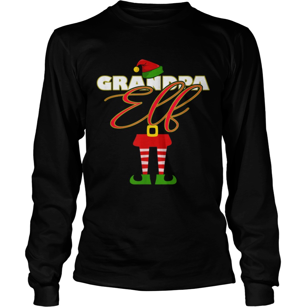 Grandpa Elf Papa Christmas Matching Elves Family Group LongSleeve