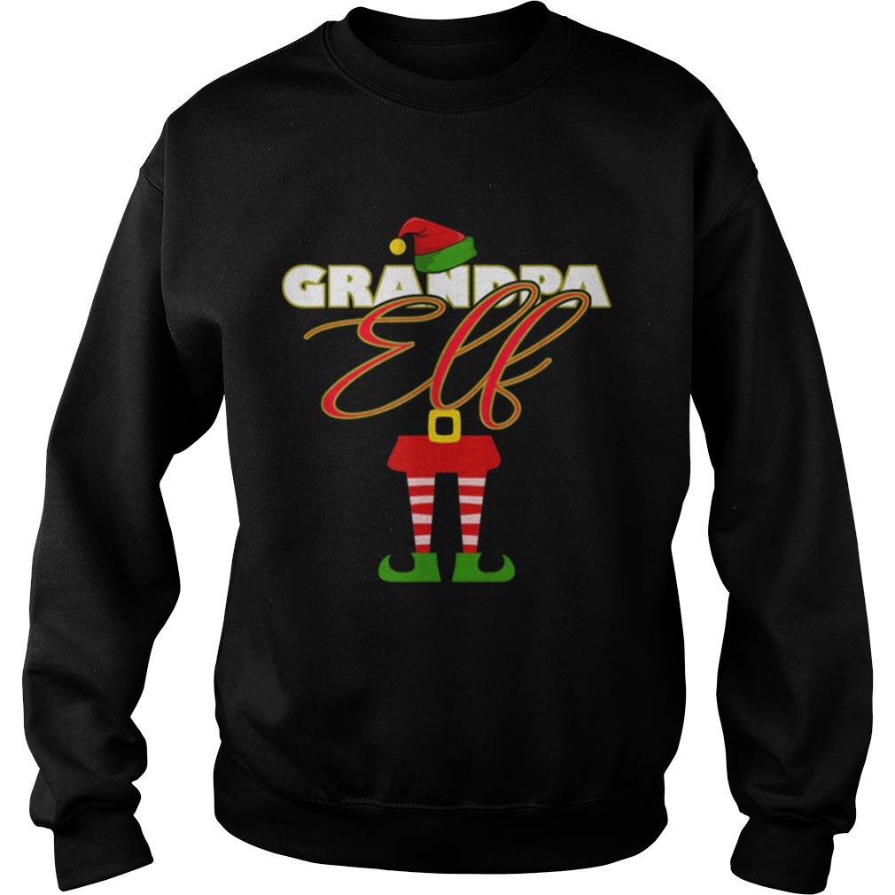 Grandpa Elf Papa Christmas Matching Elves Family Group Sweatshirt