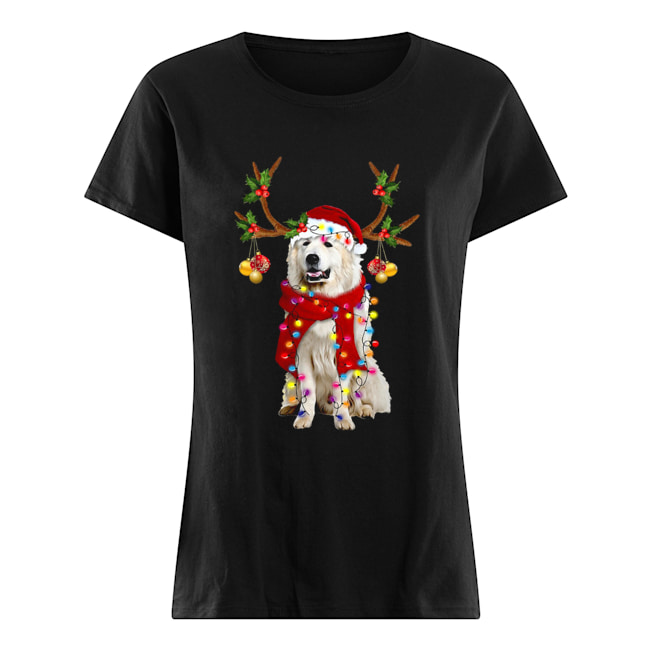 Great Pyrenees Gorgeous Reindeer Crewneck Classic Women's T-shirt