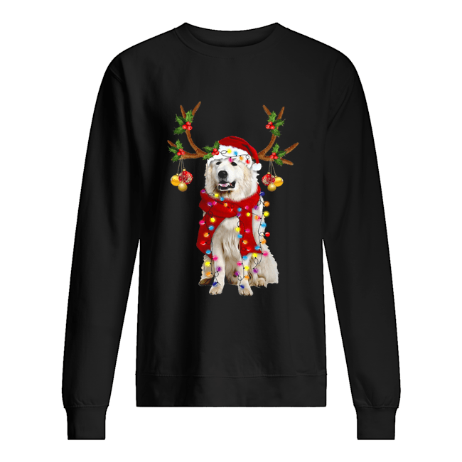 Great Pyrenees Gorgeous Reindeer Crewneck Unisex Sweatshirt