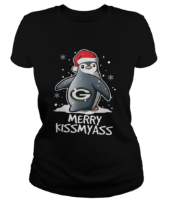 Green Bay Packers Penguin Merry Kissmyass  Classic Ladies