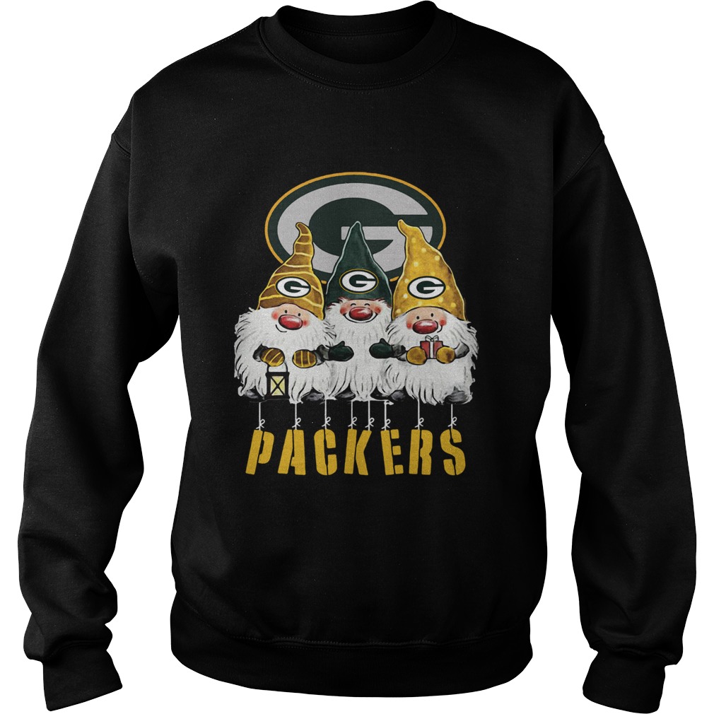 Green Bay Packers Santa Chibi Christmas Sweatshirt