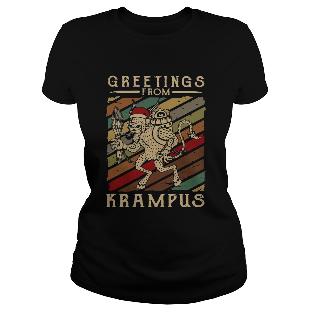 Greetings From Krampus Vintage Classic Ladies