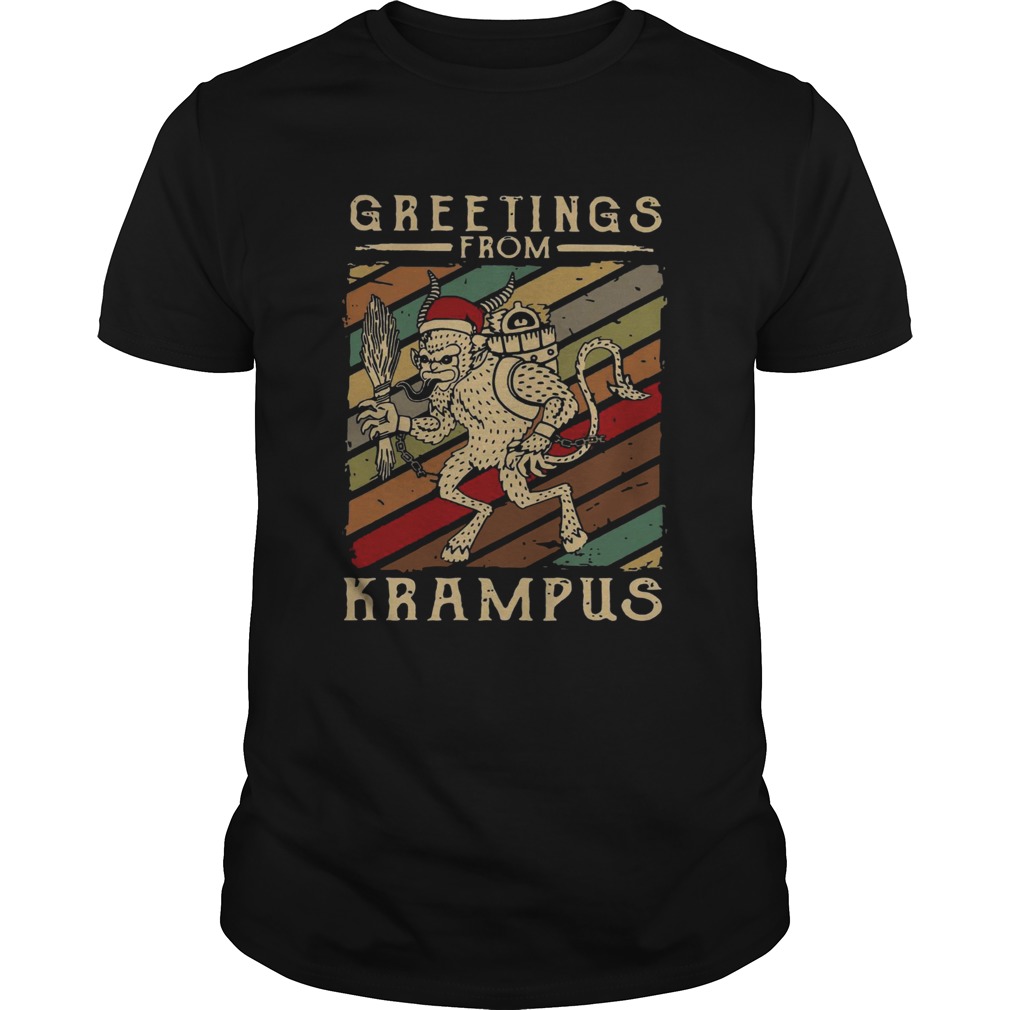 Greetings From Krampus Vintage shirt