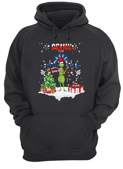 Grinch Drink up Farmers Insurance Christmas Unisex Hoodie