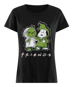 Grinch and Snoopy friends tv show Christmas  Classic Women's T-shirt