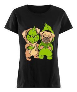 Grinch and pug  Classic Women's T-shirt