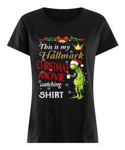 Grinch fairy light this is my hallmark christmas movie watching  Classic Women's T-shirt