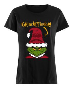 Grinchffindor Harry Potter Grinch Gryffindor Christmas  Classic Women's T-shirt