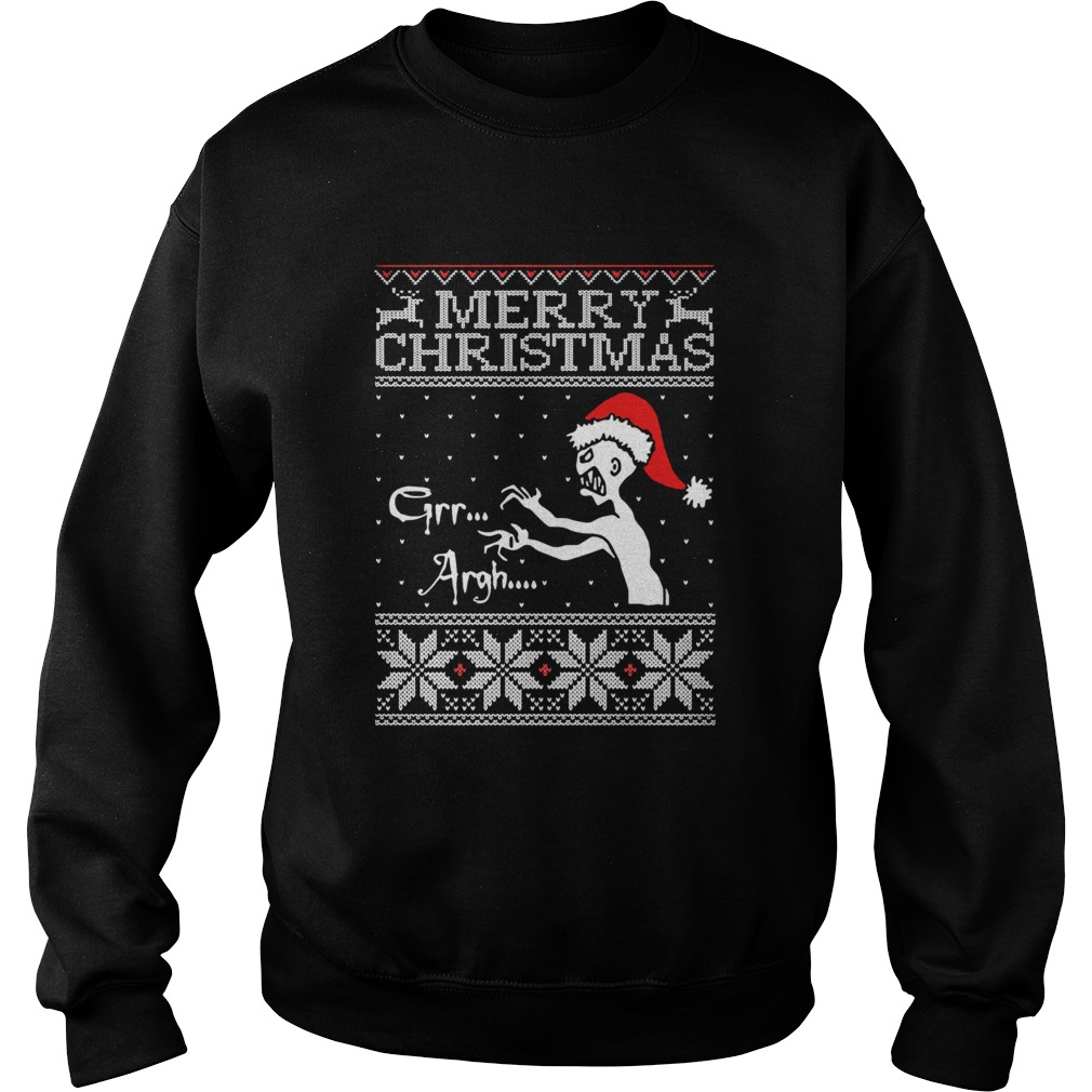 Grr Argh Vampire Monster Merry Christmas Ugly Sweatshirt