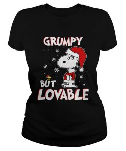 Grumpy but lovable Snoopy Christmas  Classic Ladies