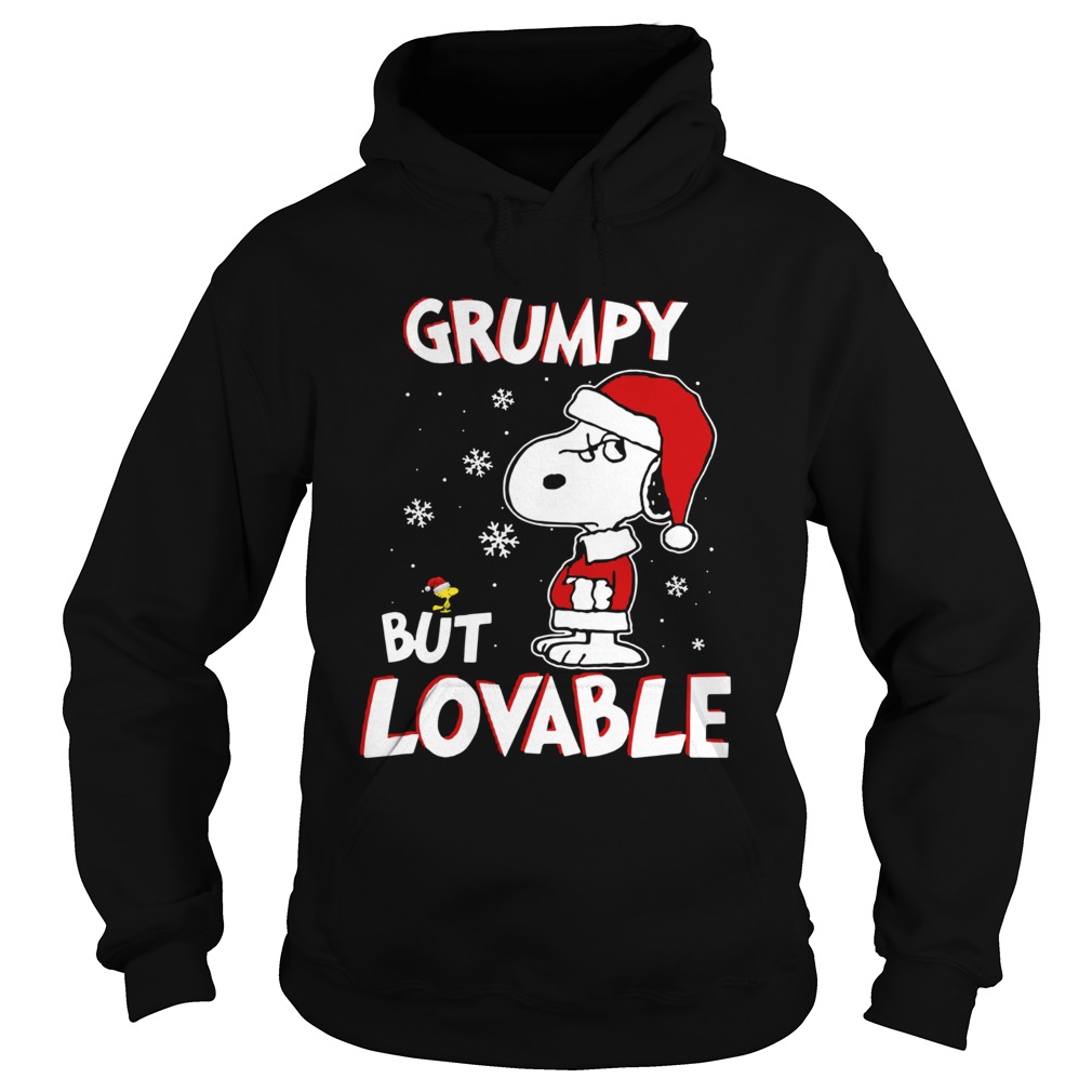 Grumpy but lovable Snoopy Christmas Hoodie