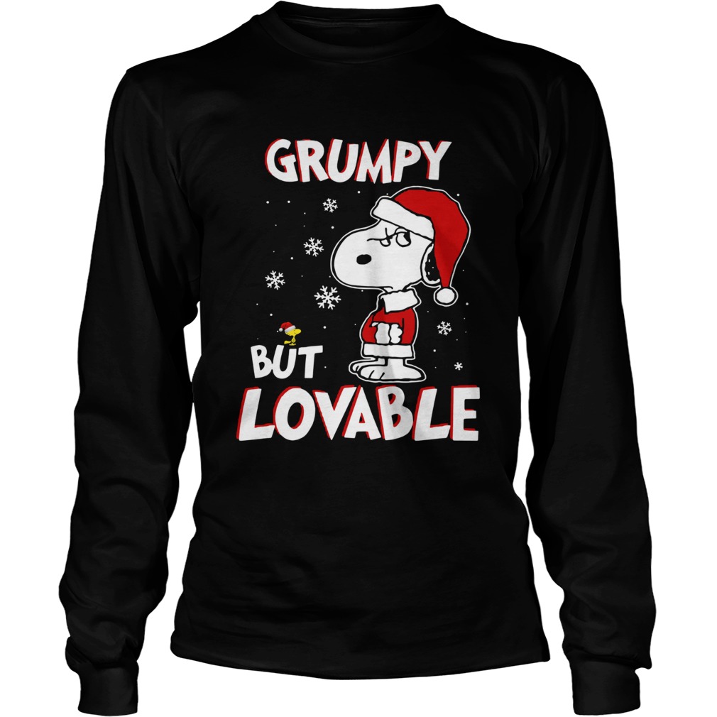 Grumpy but lovable Snoopy Christmas LongSleeve