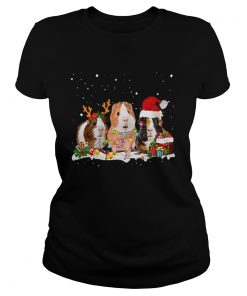 Guinea Pig Santa Christmas  Classic Ladies