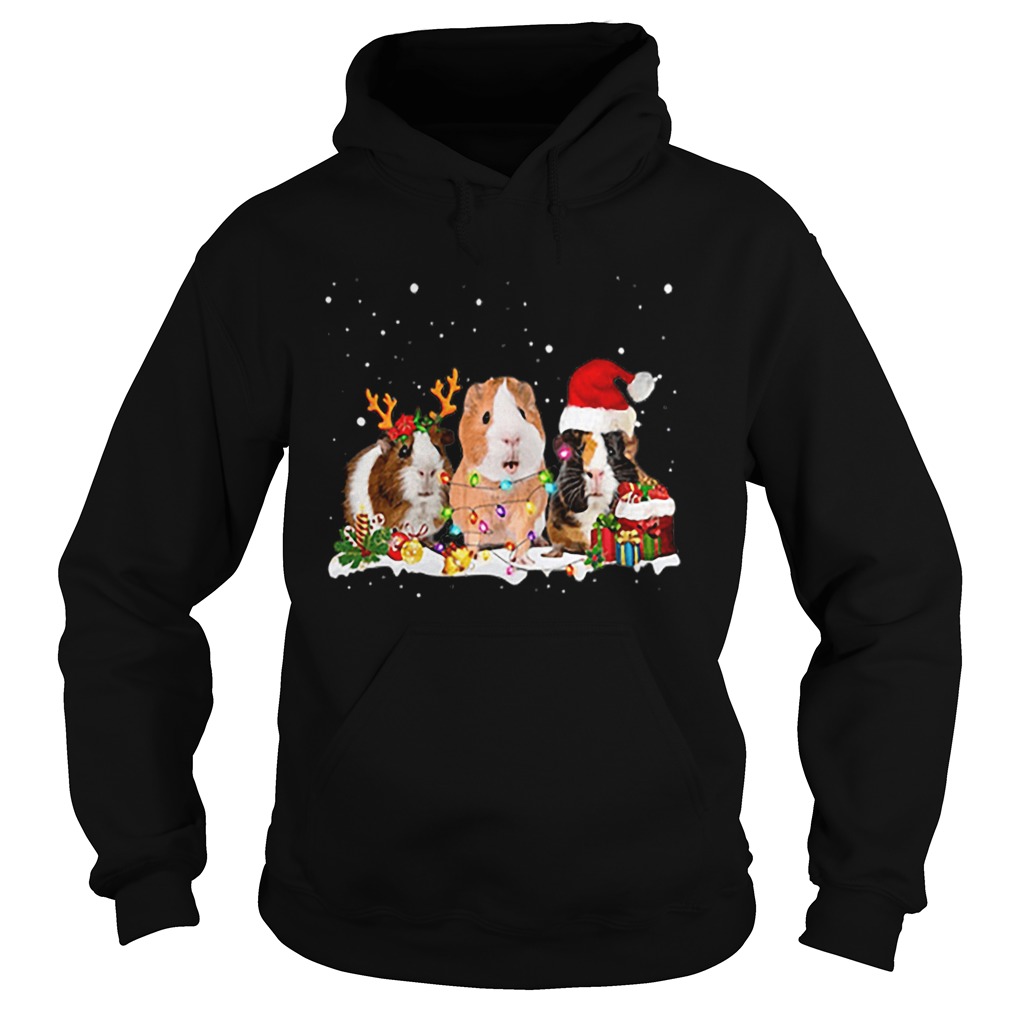 Guinea Pig Santa Christmas Hoodie