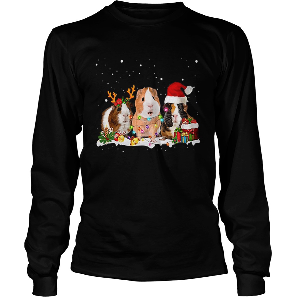 Guinea Pig Santa Christmas LongSleeve