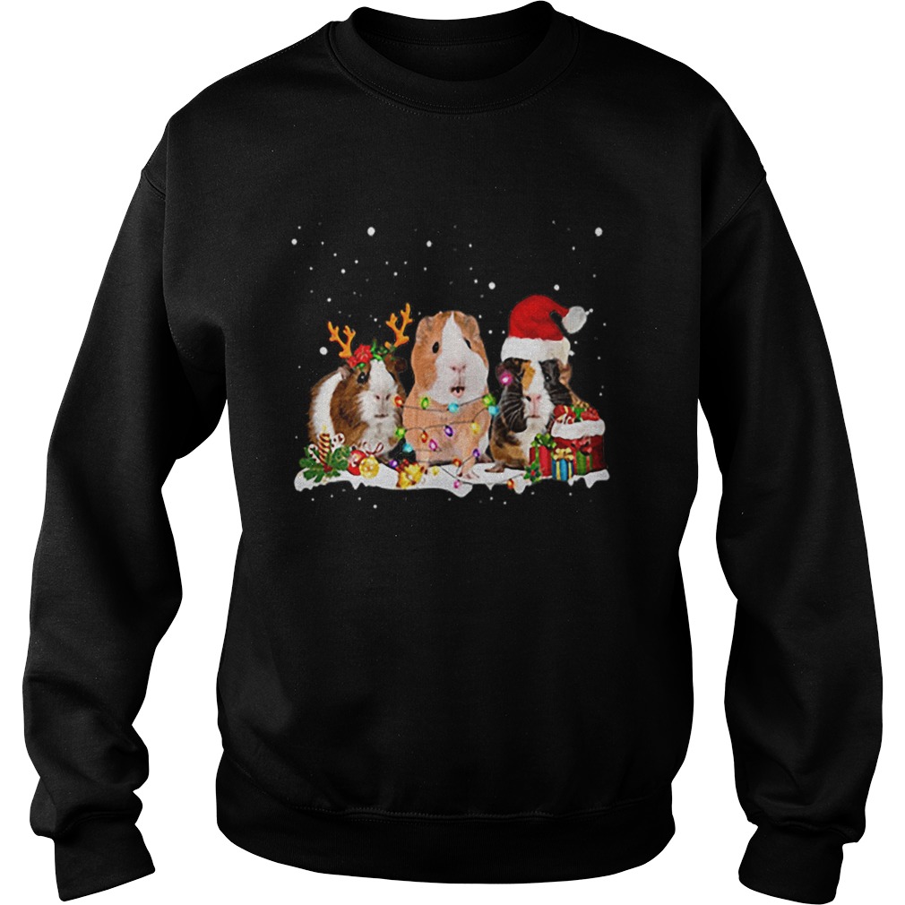 Guinea Pig Santa Christmas Sweatshirt