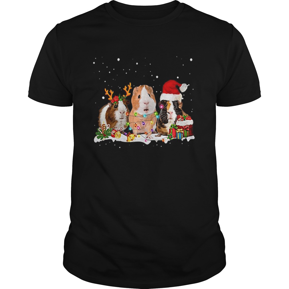 Guinea Pig Santa Christmas shirt