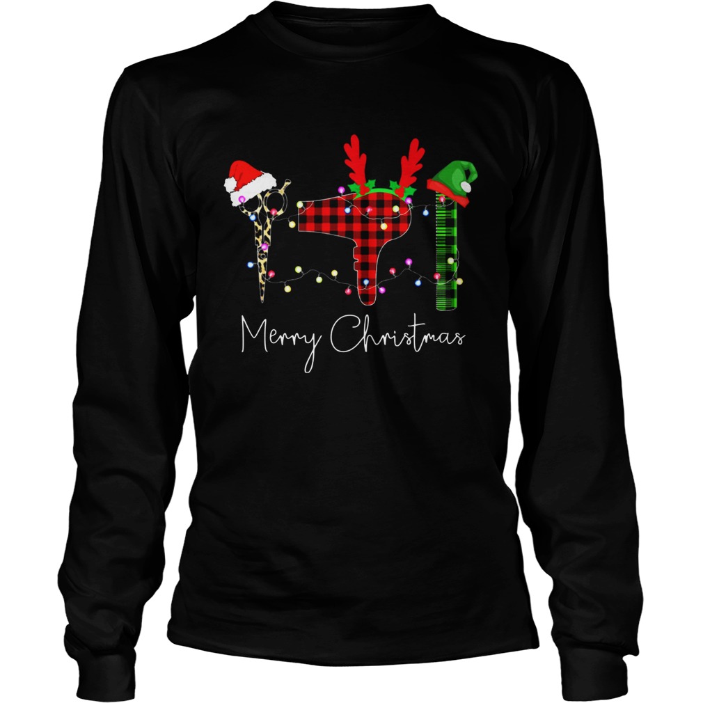 Hair Stylist Elf merry christmas LongSleeve