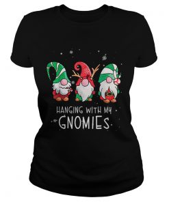 Hanging With My Gnomies Nordic Santa Gnome Christmas Pajama  Classic Ladies