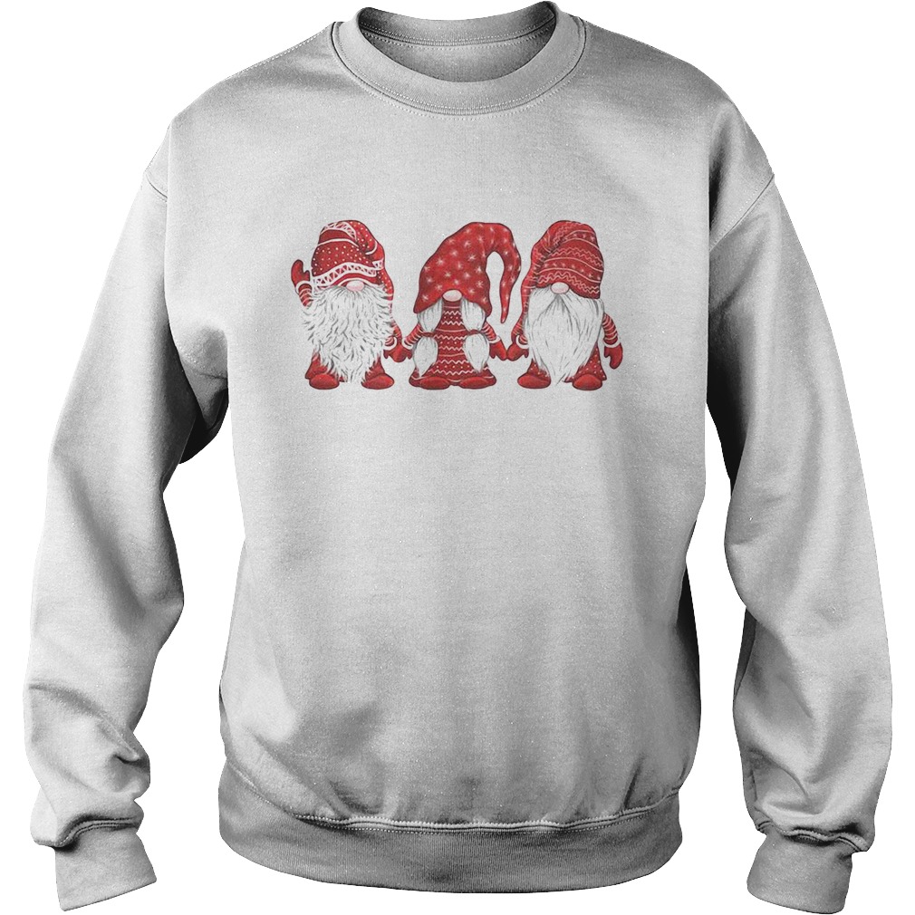 Hanging With Red Gnomies Christmas Sweatshirt