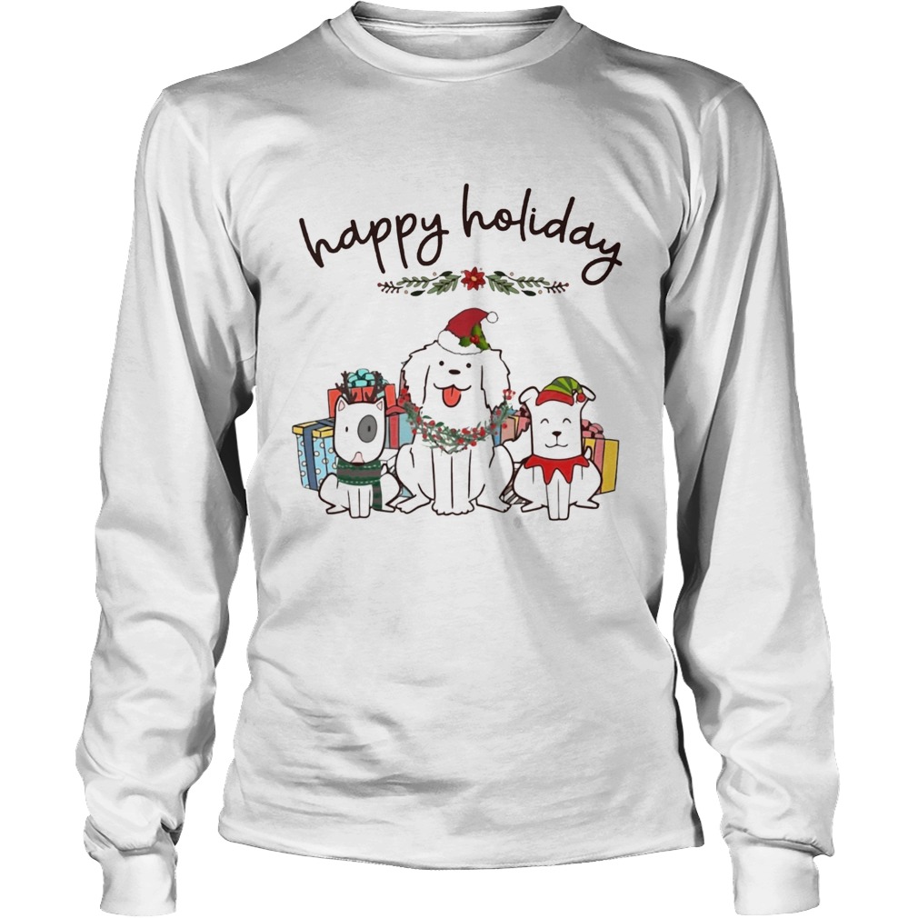 Happy Holliday Dogs Christmas LongSleeve