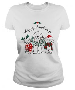 Happy Howlidays Dog Christmas  Classic Ladies