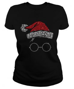 Harry Potter Santa Hat And Glass Christmas  Classic Ladies