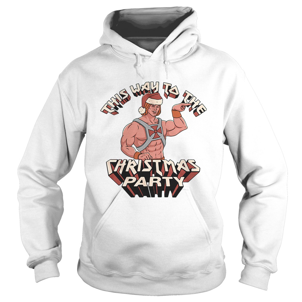 Heman This Way To The Christmas Party Hoodie