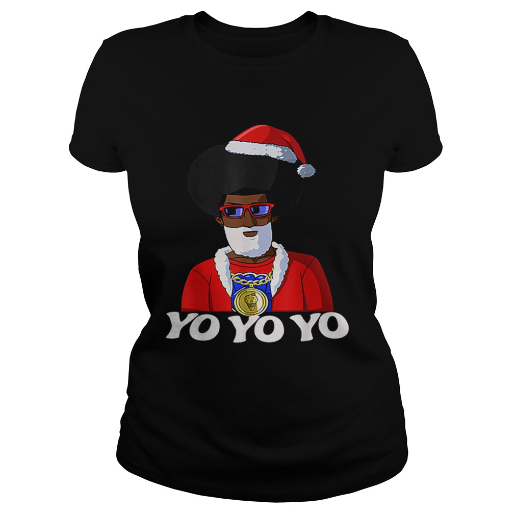 Hip Hop Santa Claus Gangster Funny Christmas Classic Ladies