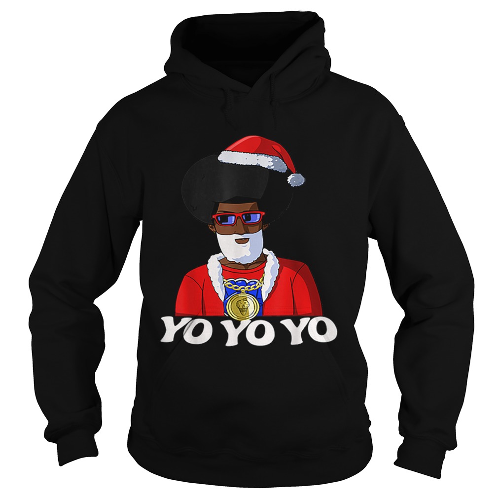 Hip Hop Santa Claus Gangster Funny Christmas Hoodie