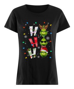 Ho Ho Ho Merry The Grinch Christmas  Classic Women's T-shirt