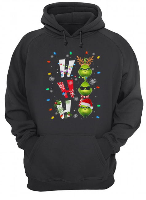 Ho Ho Ho Merry The Grinch Christmas Unisex Hoodie