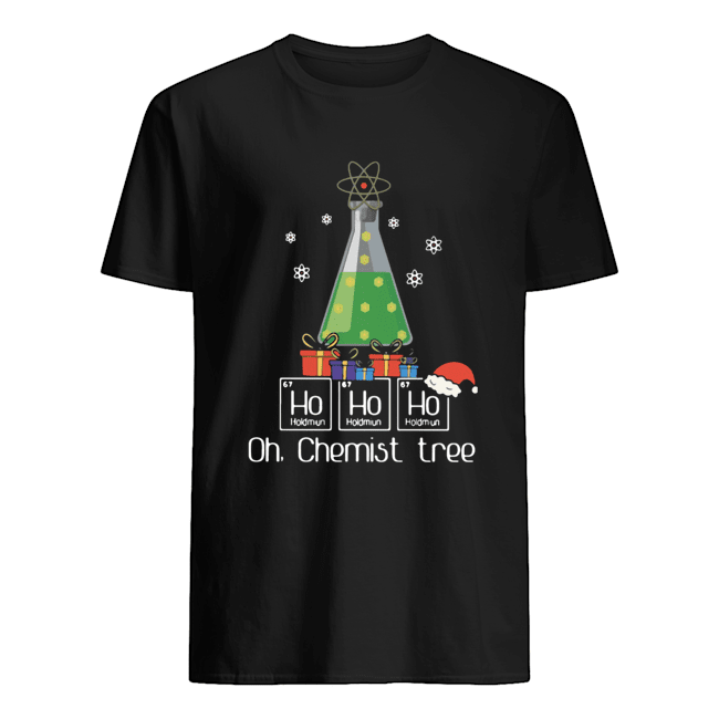 Ho Ho Ho Oh Chemist Tree Christmas shirt