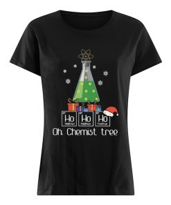 Ho Ho Ho Oh Chemist Tree Christmas  Classic Women's T-shirt