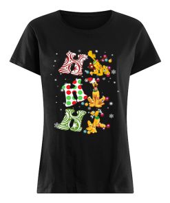 Ho Ho Ho Santa Goofy Christmas  Classic Women's T-shirt