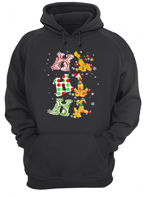 Ho Ho Ho Santa Goofy Christmas Unisex Hoodie