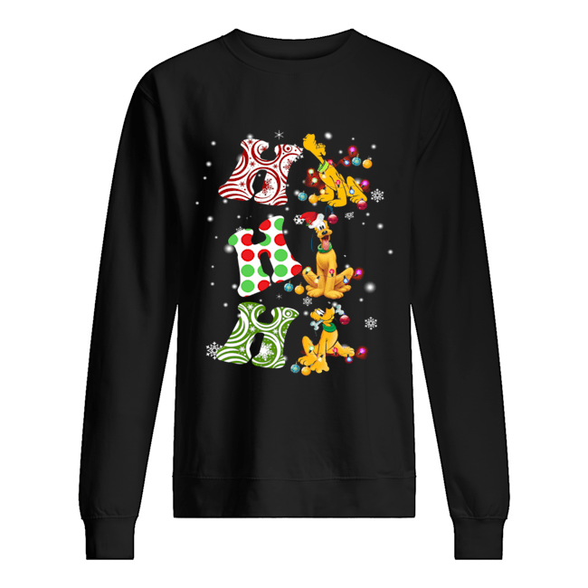 Ho Ho Ho Santa Goofy Christmas Unisex Sweatshirt