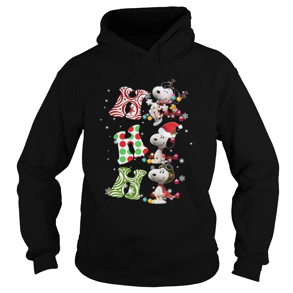 Ho Ho Ho Santa Snoopy Christmas Hoodie