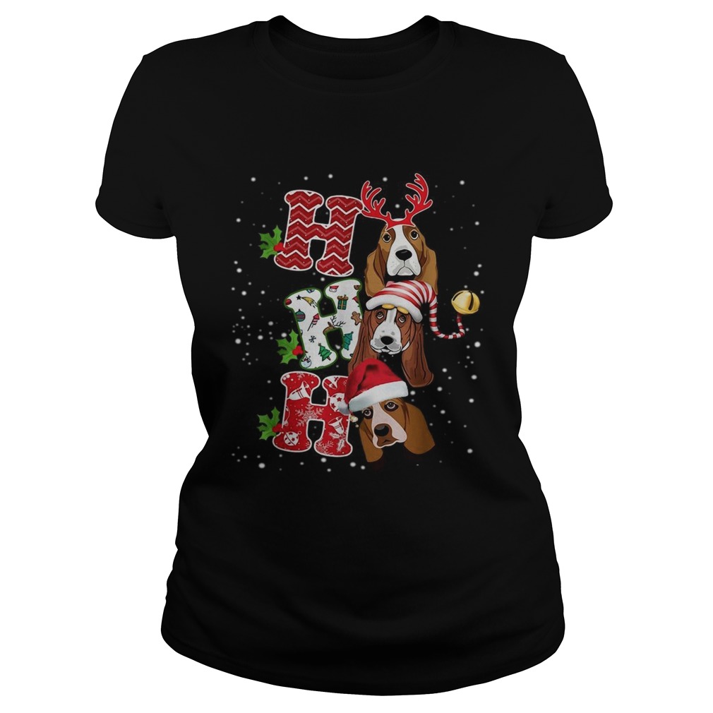 Ho Ho Ho St Bernard Christmas Classic Ladies