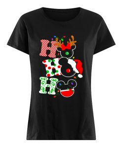 Ho ho ho Merry Christmas Disney Mickey  Classic Women's T-shirt