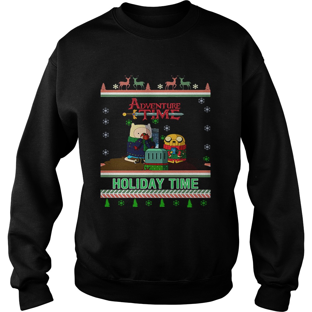 Holiday Time Adventure Time Christmas Sweatshirt