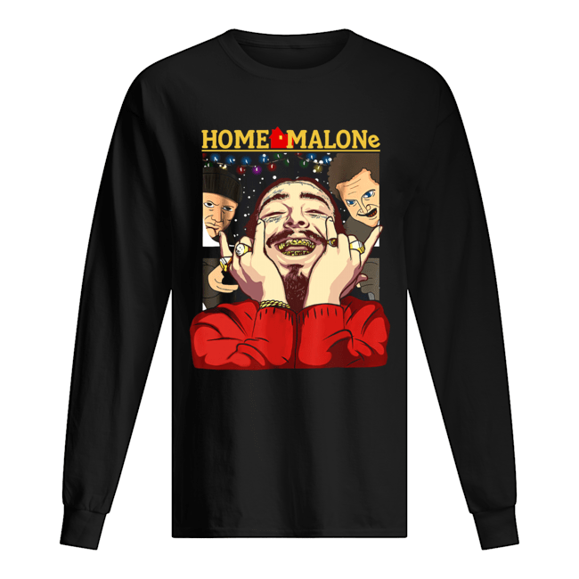 Home Malone Post Malone Christmas Long Sleeved T-shirt 