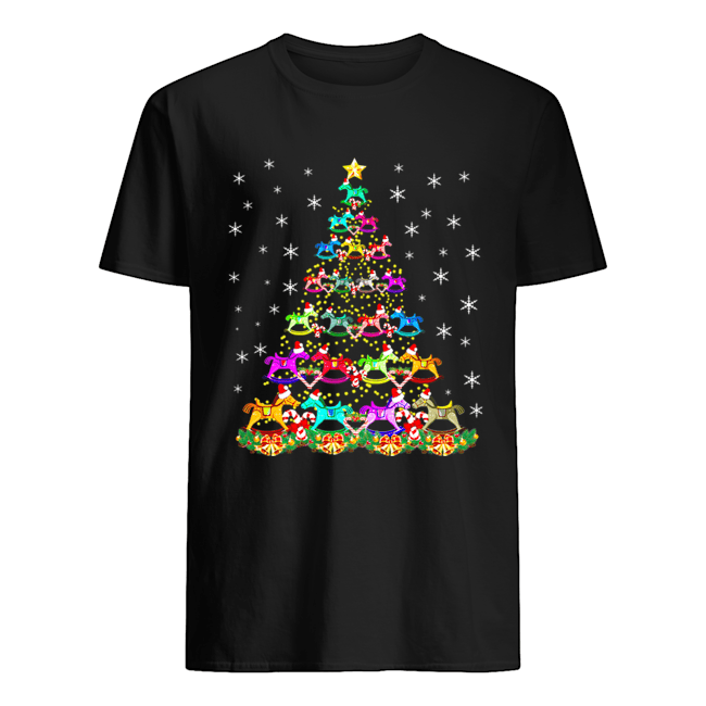 Horse Christmas Tree Candy Cane Gift shirt