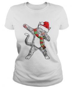 Hot Dabbing Cat Santa Christmas Kids Boys Girls Gifts  Classic Ladies