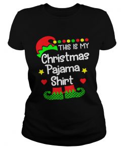 Hot This is My Christmas Pajama Family Matching Costume  Classic Ladies